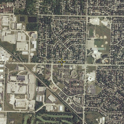 Aerial/Satellite Image of Foster and Williams School High School, WI
