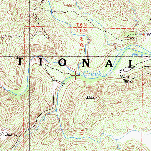 Topographic Map of Howard Creek, CA
