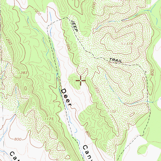 Topographic Map of Huasna, CA