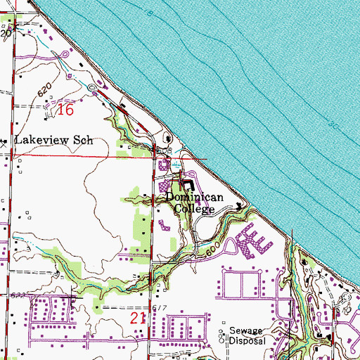 Topographic Map of REAL Charter School, WI