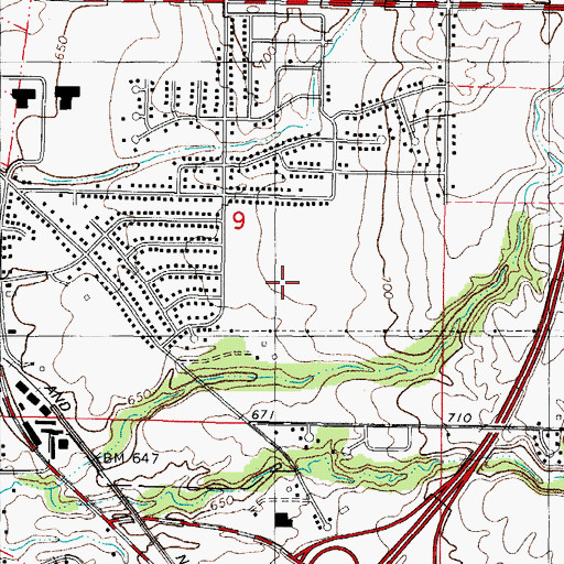 Topographic Map of Wilder Elementary School, WI