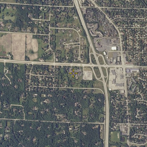 Aerial/Satellite Image of Indian Hill Elementary School, WI