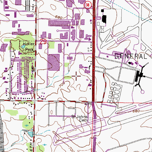 Topographic Map of Aurora Saint Luke's Medical Center School of Radiologic Technology, WI