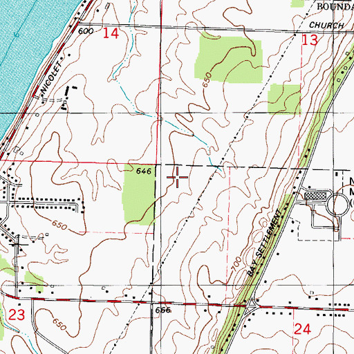 Topographic Map of Red Smith K - 8 School, WI