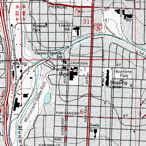 Topographic Map of Flight for Life Colorado 3 Medical Transport, CO