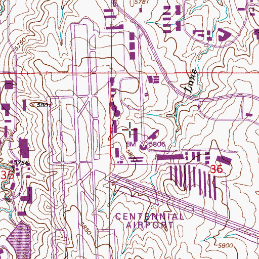 Topographic Map of Flight for Life Colorado Mayo Aviation Medical Transport, CO