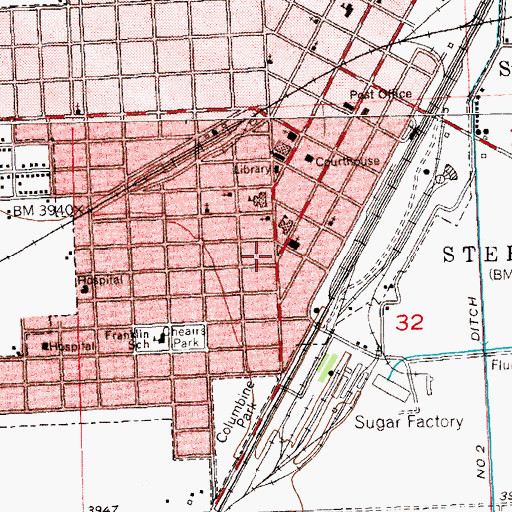 Topographic Map of Life Care Medical Ambulance, CO