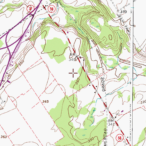 Topographic Map of Thibert Field, NY