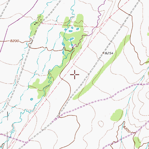 Topographic Map of Trinchera Ranch Airstrip, CO