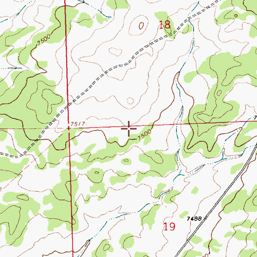 Topographic Map of Dream Catcher Ranch Airport, NM