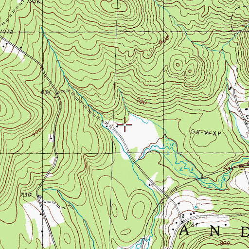 Topographic Map of Tucker Farm Airport, NH