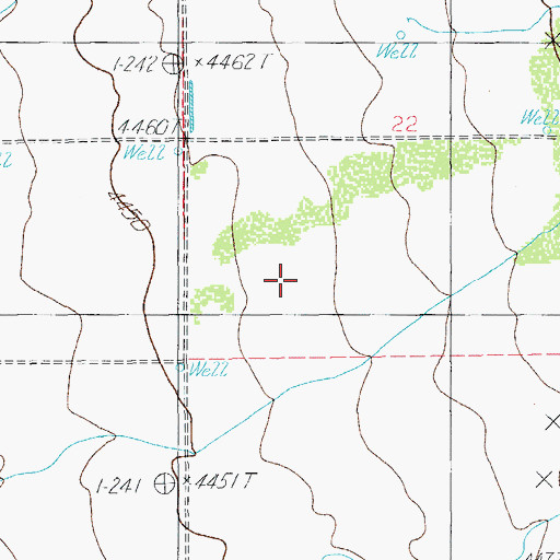 Topographic Map of Rancho Relaxo Airport, AZ
