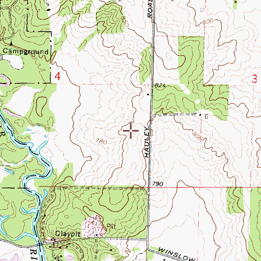 Topographic Map of Loeppert CPL Aero, IL