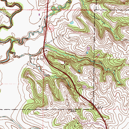 Topographic Map of Flintlock Field, MO