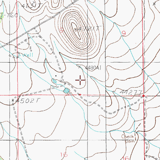 Topographic Map of Inde Motorsports Ranch Airport, AZ