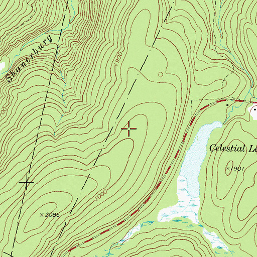Topographic Map of Eagles Mere Field, PA