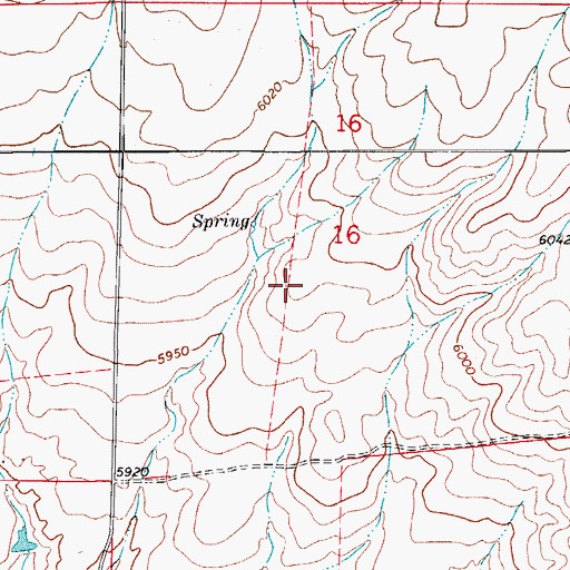 Topographic Map of Diamond Star Ranch Airport, CO