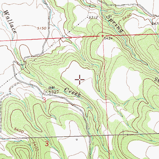 Topographic Map of Juniper Hills Airport, CO