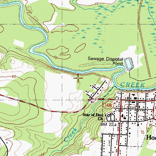 Topographic Map of Chase Field, NC