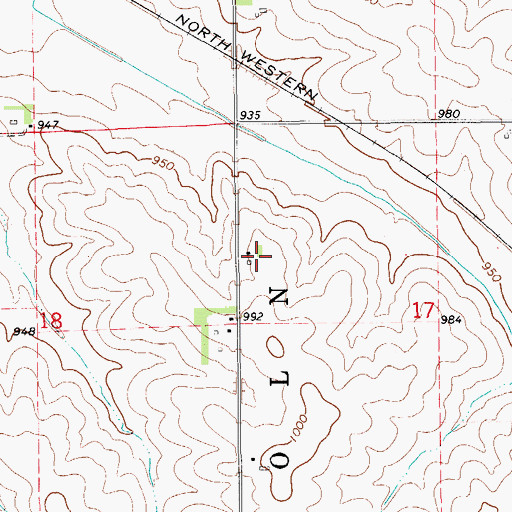 Topographic Map of Koch Field, IA