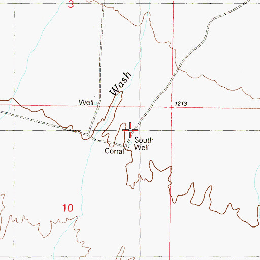 Topographic Map of Waltenberry Field Ultralight Flightpark, AZ
