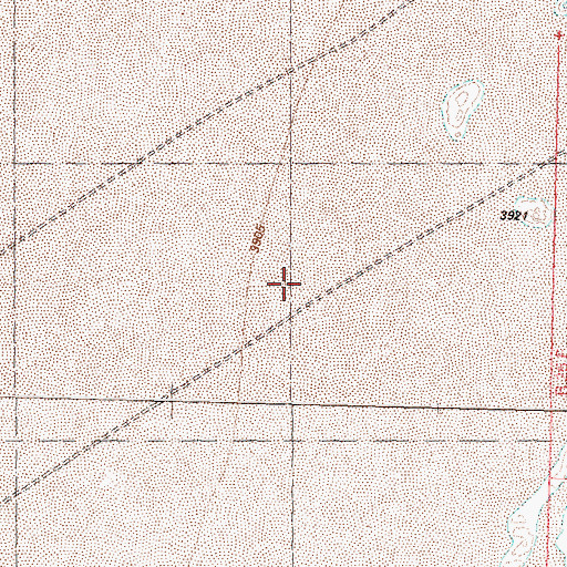Topographic Map of Black Rock City Airport, NV
