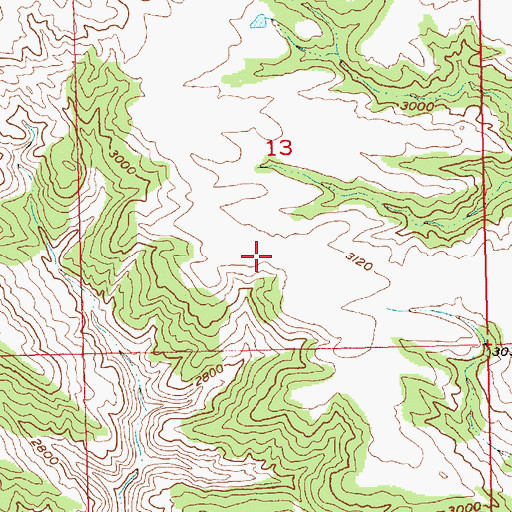 Topographic Map of Bullwhacker Airport, MT