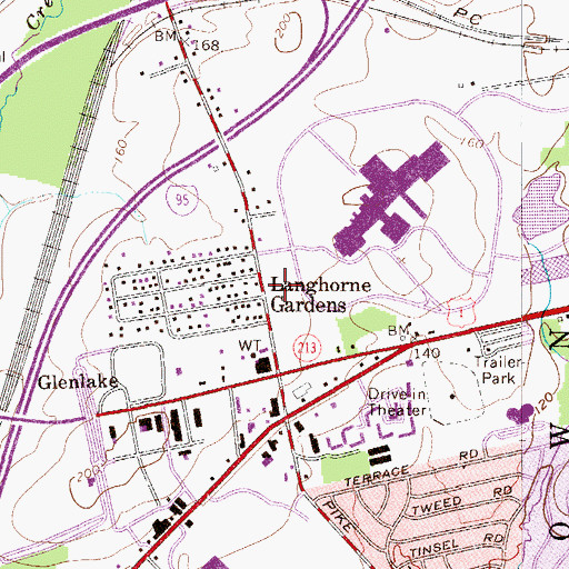 Topographic Map of Barix Clinics of Pennsylvania, PA