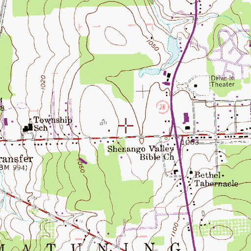 Topographic Map of Edgewood Surgical Hospital, PA