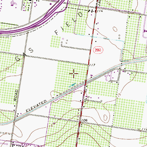 Topographic Map of Lifecare Hospitals of South Texas - McAllen Campus South, TX