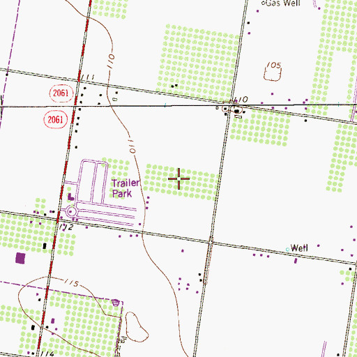 Topographic Map of Lifecare Hospitals of South Texas - McAllen Campus North, TX