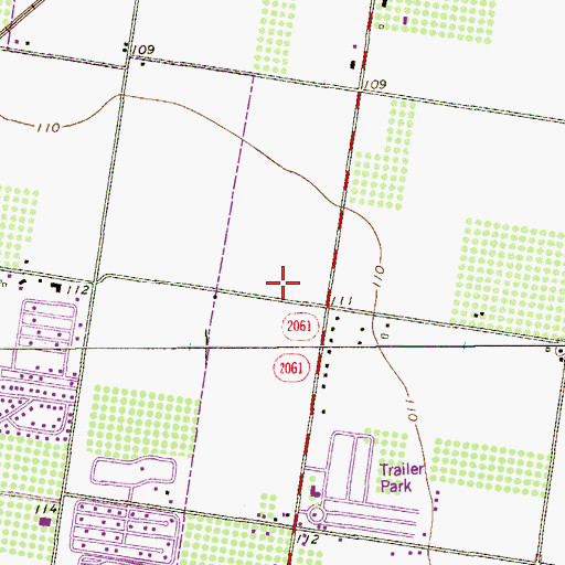 Topographic Map of Doctors Hospital at Renaissance, TX