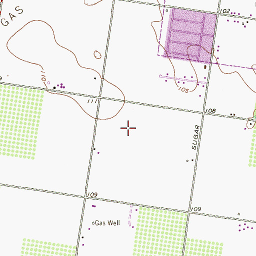 Topographic Map of South Texas Behavioral Health Center, TX