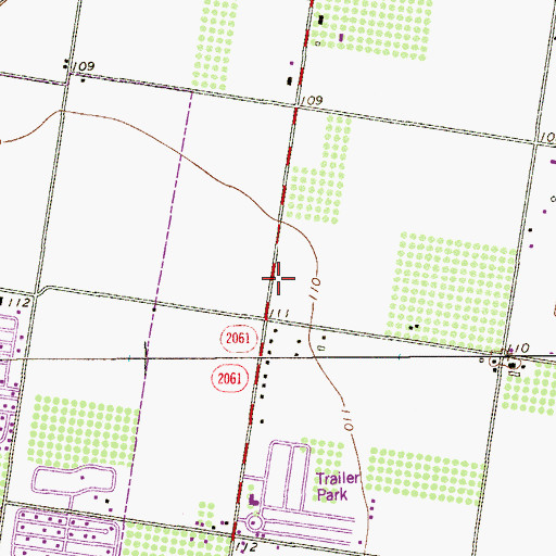 Topographic Map of Womens Hospital at Renaissance, TX