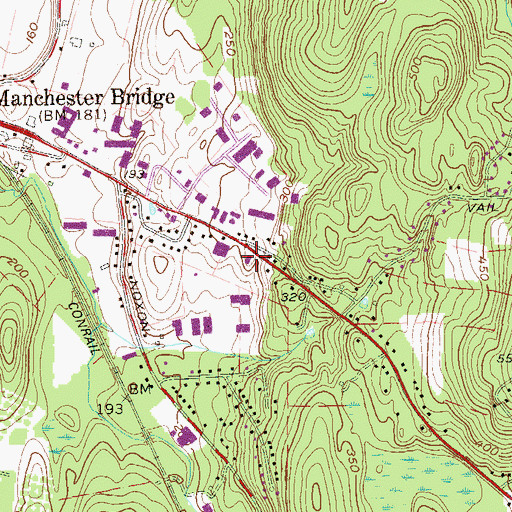 Topographic Map of LaGrange Fire Company 2, NY