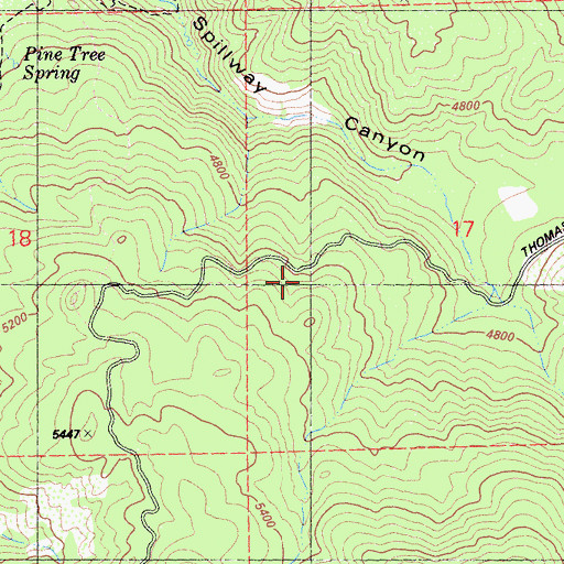 Topographic Map of Jozee Spring, CA