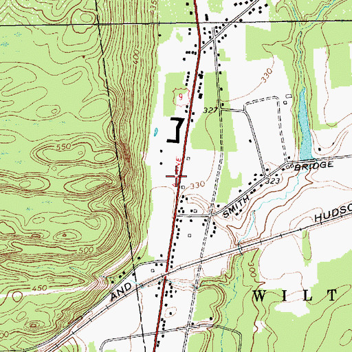 Topographic Map of Maple Avenue Fire Company 4, NY