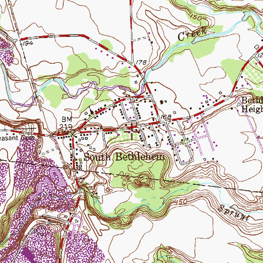 Topographic Map of Selkirk Fire Company 3, NY