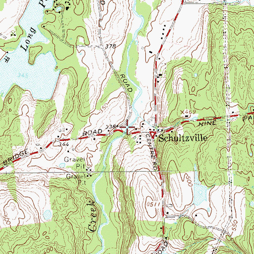 Topographic Map of West Clinton Fire Department Station 2, NY