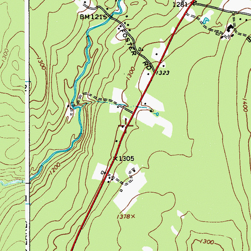 Topographic Map of Forestburgh Fire Company 1, NY