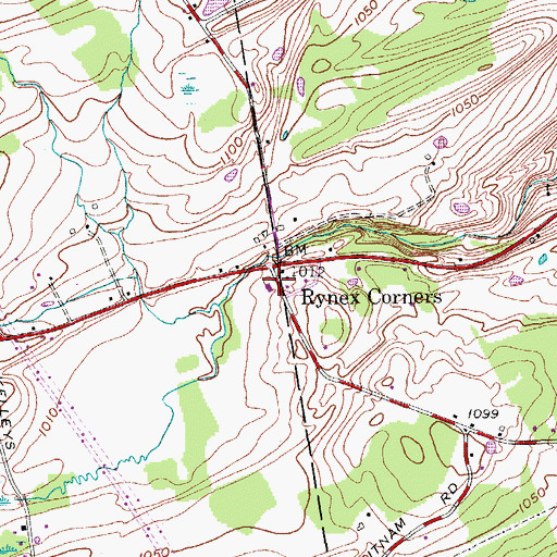 Topographic Map of Plotterkill Volunteer Fire Company, NY