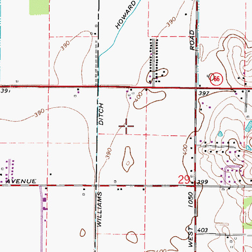 Topographic Map of Women's Hospital, IN