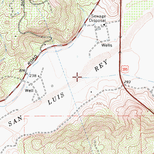 Topographic Map of Keys Creek, CA