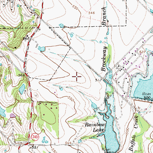 Topographic Map of Texas Health Presbyterian Hospital Rockwall, TX