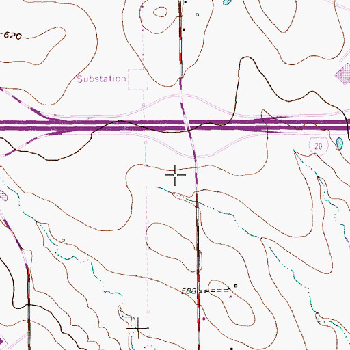 Topographic Map of Diagnostic and Surgery Hospital of Arlington, TX