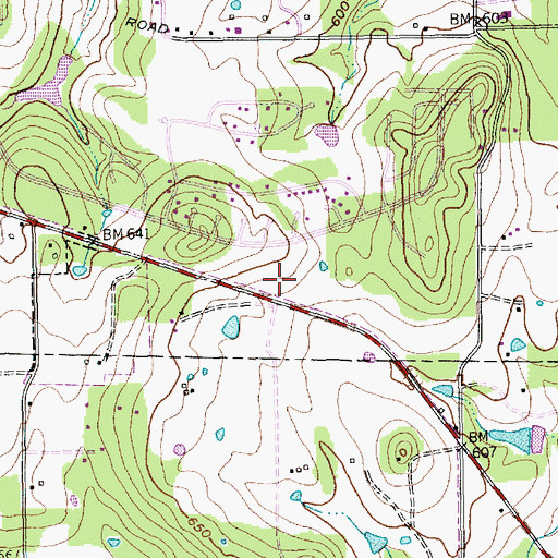 Topographic Map of Baylor Medical Center at Trophy Club, TX