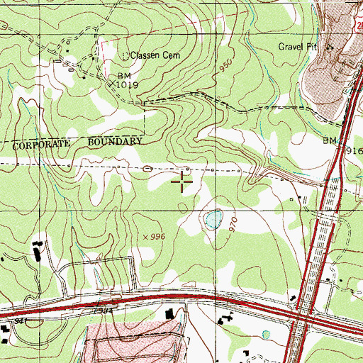 Topographic Map of Methodist Stone Oak Hospital, TX