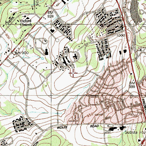 Topographic Map of HealthSouth Rehabilitation Institute of San Antonio, TX