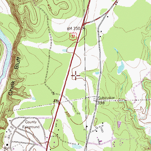 Topographic Map of Saint Mark's Medical Center, TX