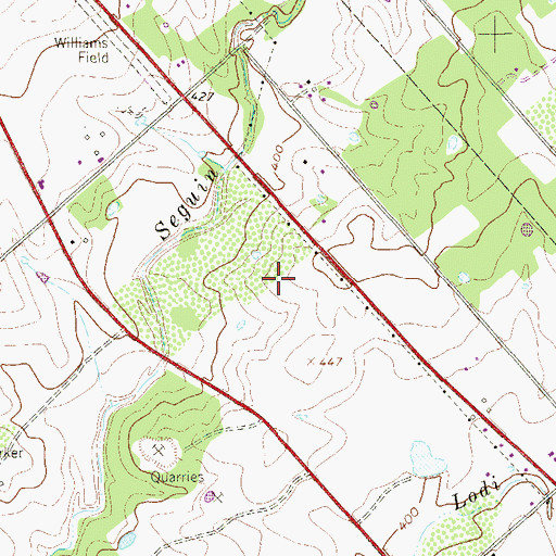Topographic Map of Connally Memorial Medical Center, TX